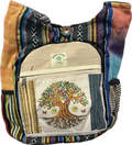 Tie Dye Tree of Life Hemp Sling Bag