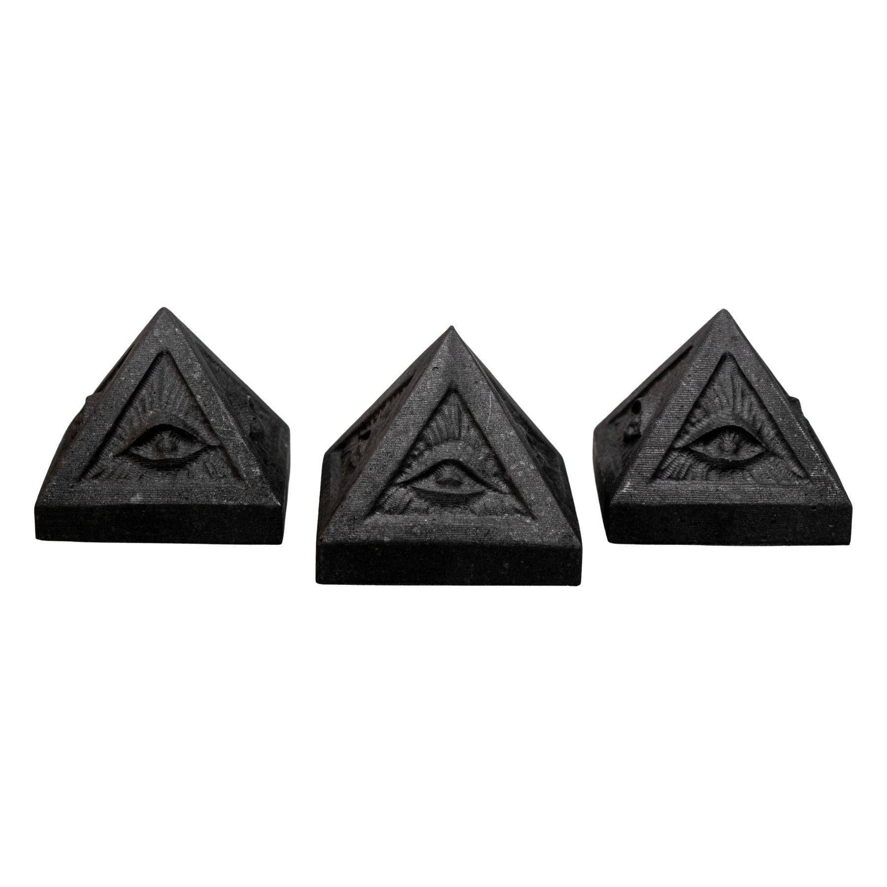 Shungite Evil Eye Pyramid.