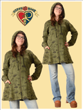 Cotton Mushroom Print Heavy Weight Jacket