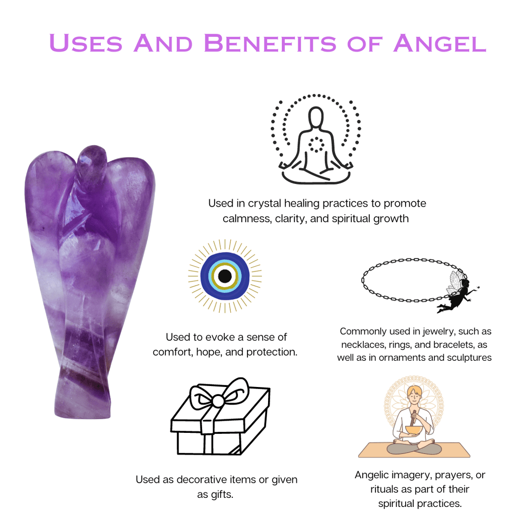 Gemstone Angels | Crystal Quartz | Pocket Crystal Angels