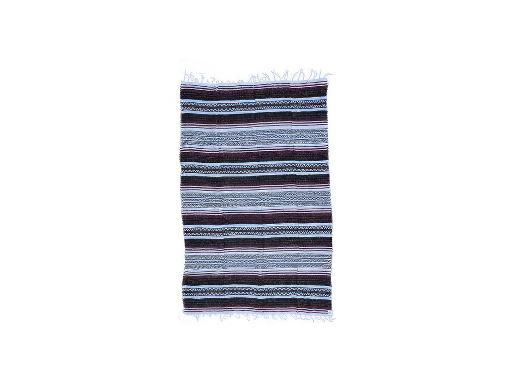 Striped Mexican Falsa Blanket