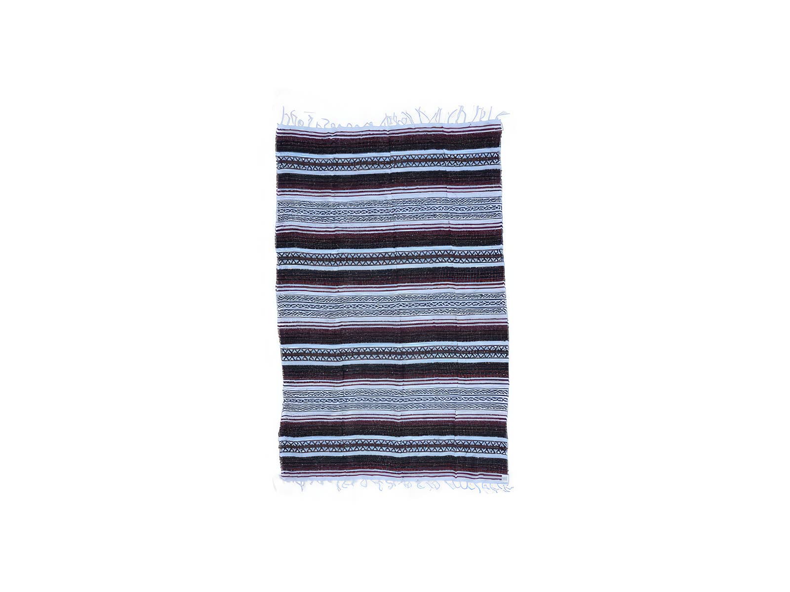Striped Mexican Falsa Blanket