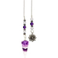 Hexagonal Pendulum Chevron Amethyst - Lotus (Each)