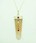 Rose Quartz Chakra Necklace