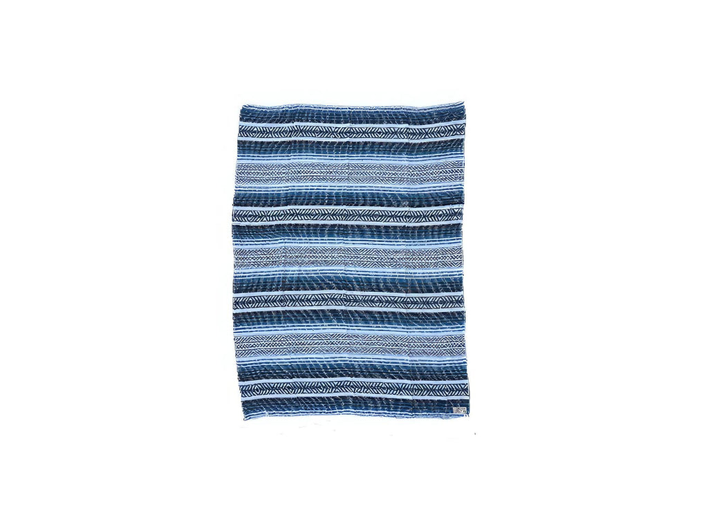 Striped Mexican Falsa Blanket