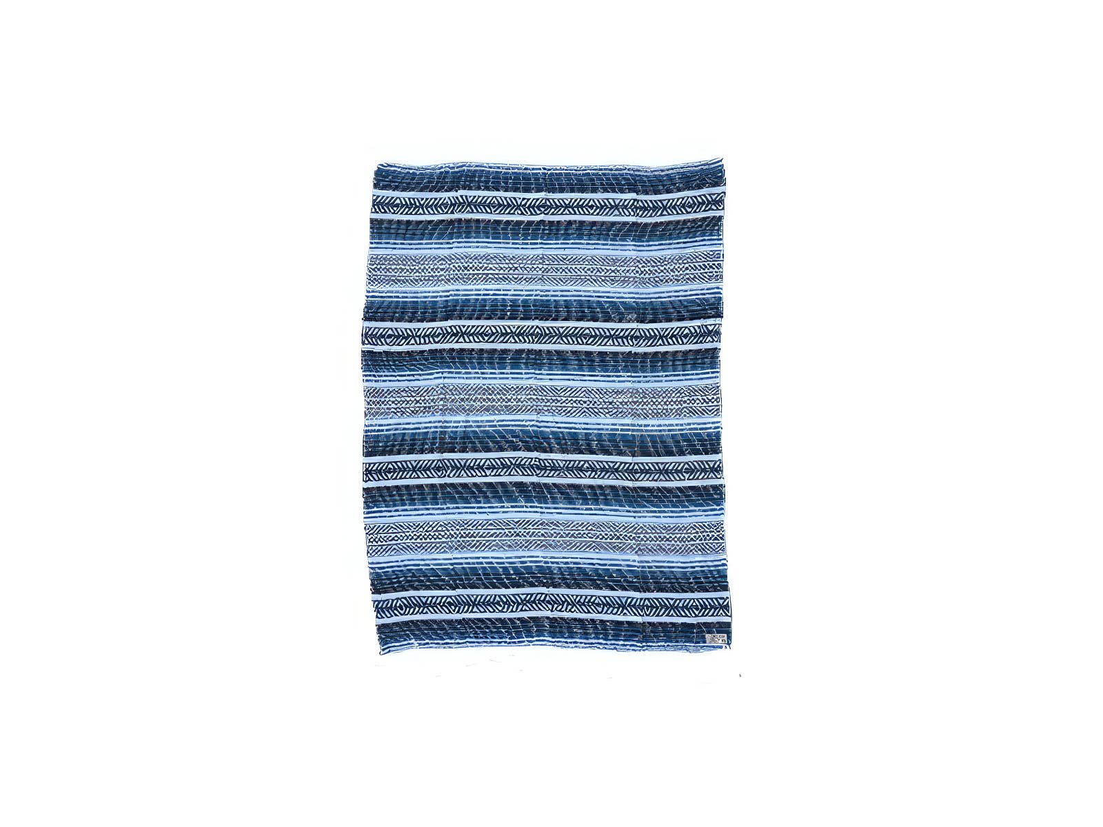 Striped Mexican Falsa Blanket
