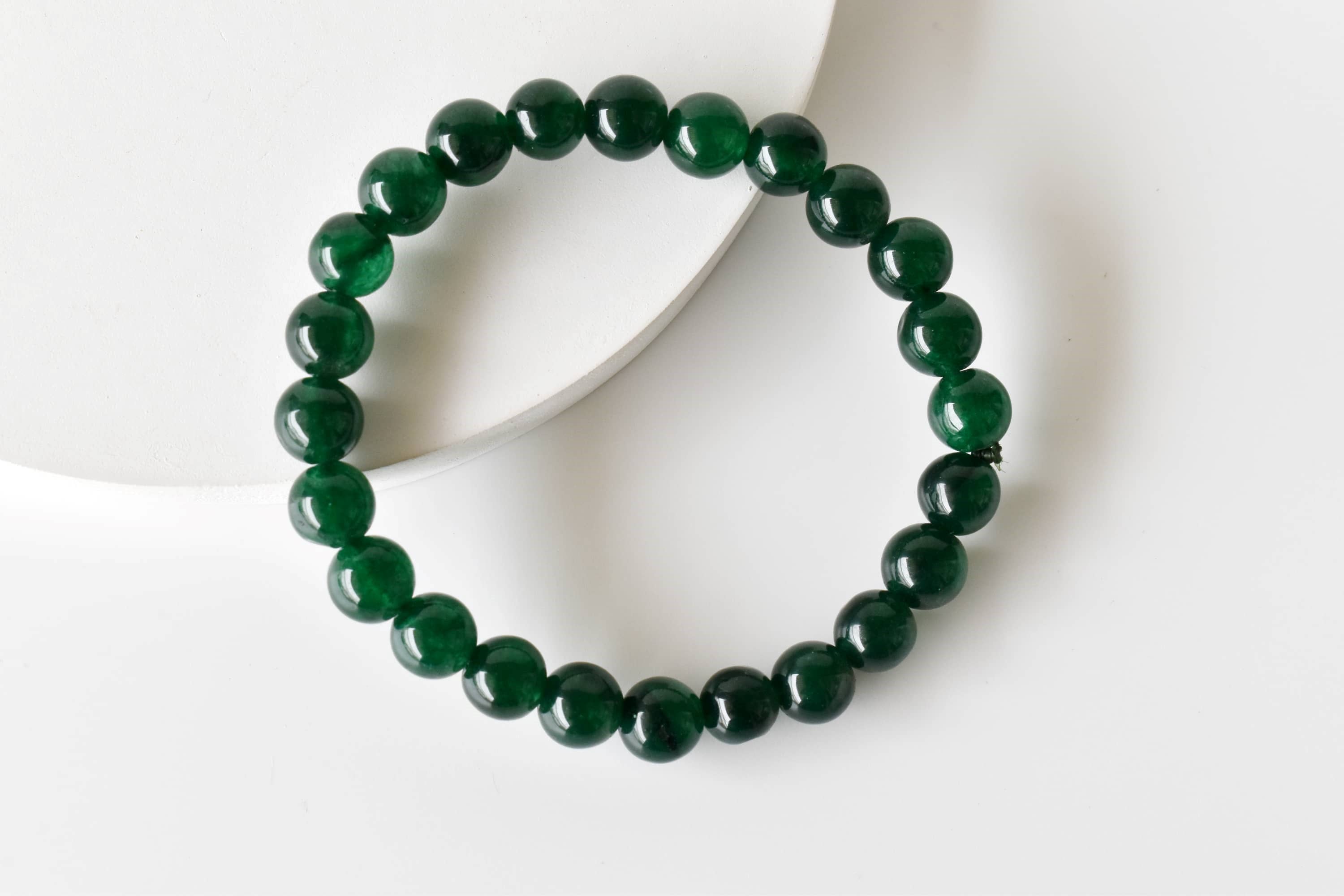 Crystal Bracelet | Green Jade | Healing Gemstone Bracelet