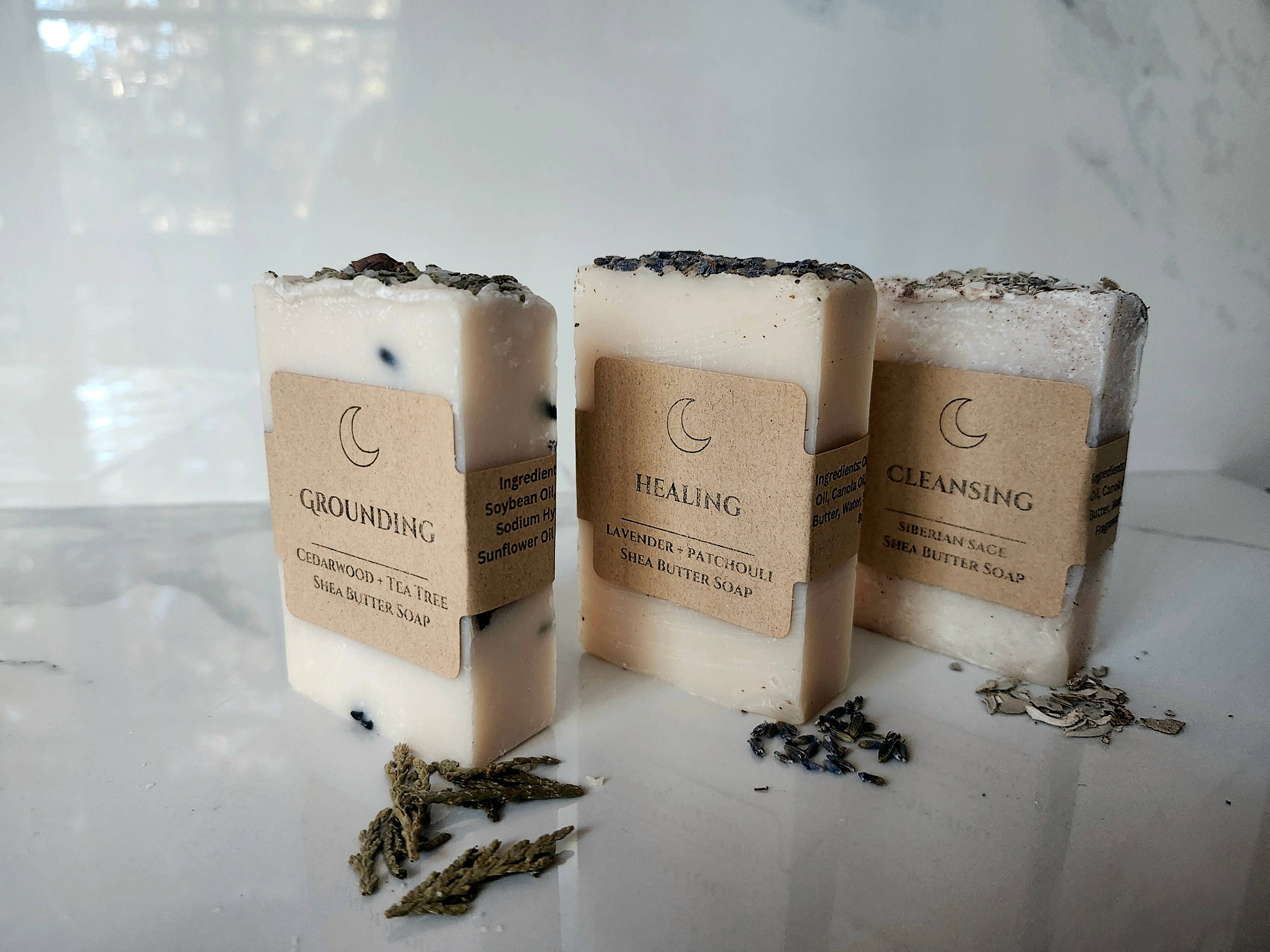 Cedarwood + Tea Tree Organic Shea Butter Grounding Soap