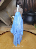 Ghost Handmade Candle , Palm wax Candle ,white Ghost candle