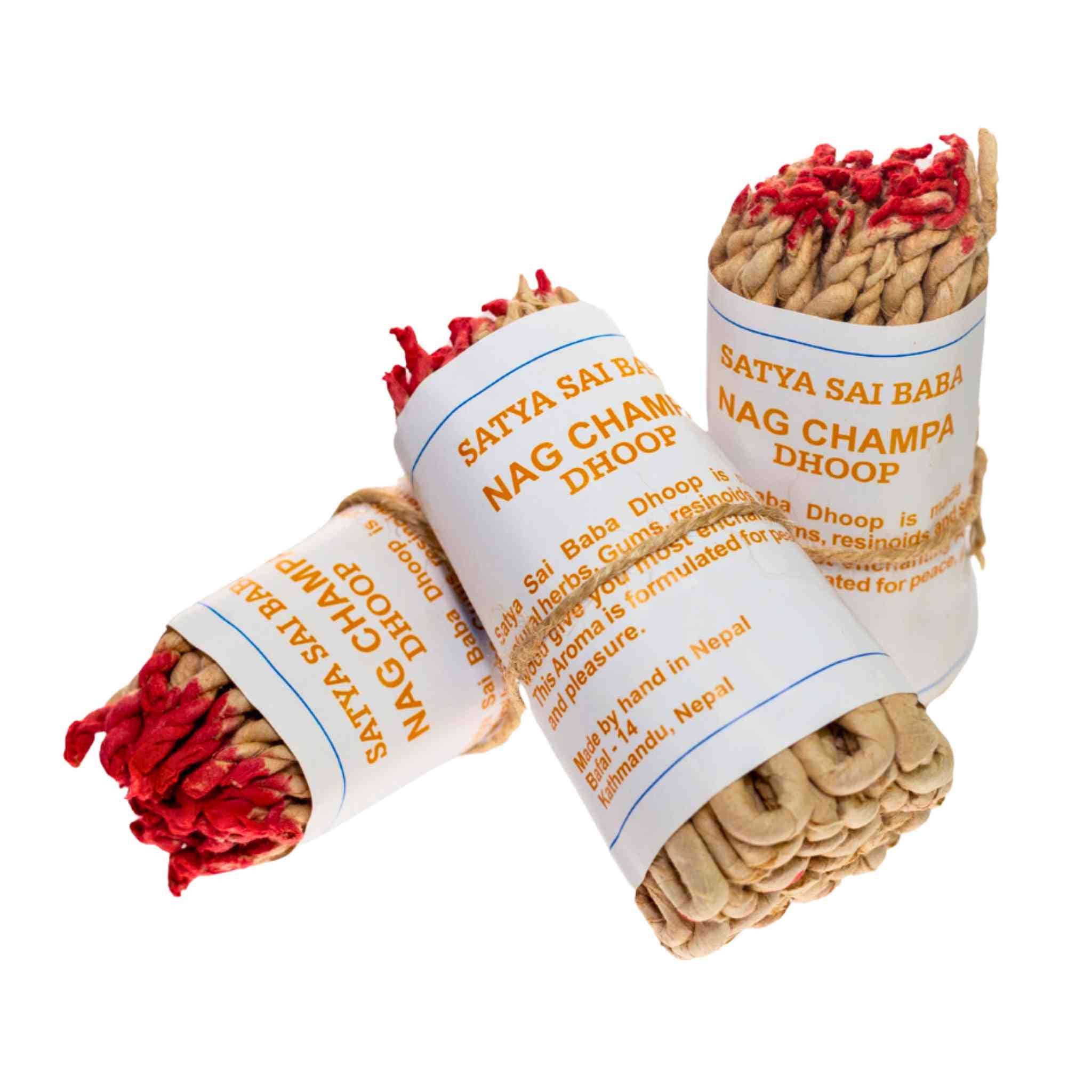 Nag Champa Dhoop Rope Incense.