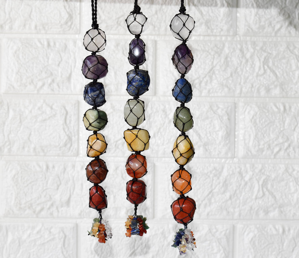 Crystal Hanger | 7 Chakra | Stone Hanger Car Accessories