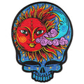 Sun And Moon Skull Embroidered Patch