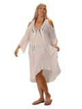 Crochet Trimmed Coverall Kaftan