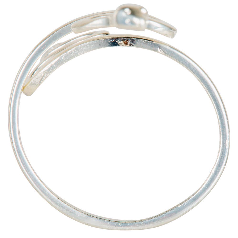SILVER SNAKE RING