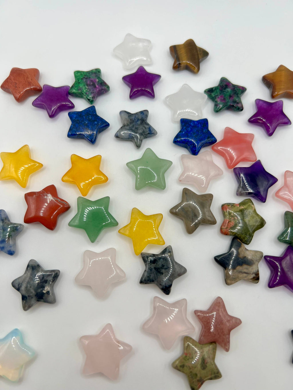 Assorted Crystal Star Carving - Mini Crystal Stars