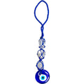 Hanging Rough Crystal String Evil Eye - Selenite Satin Spar