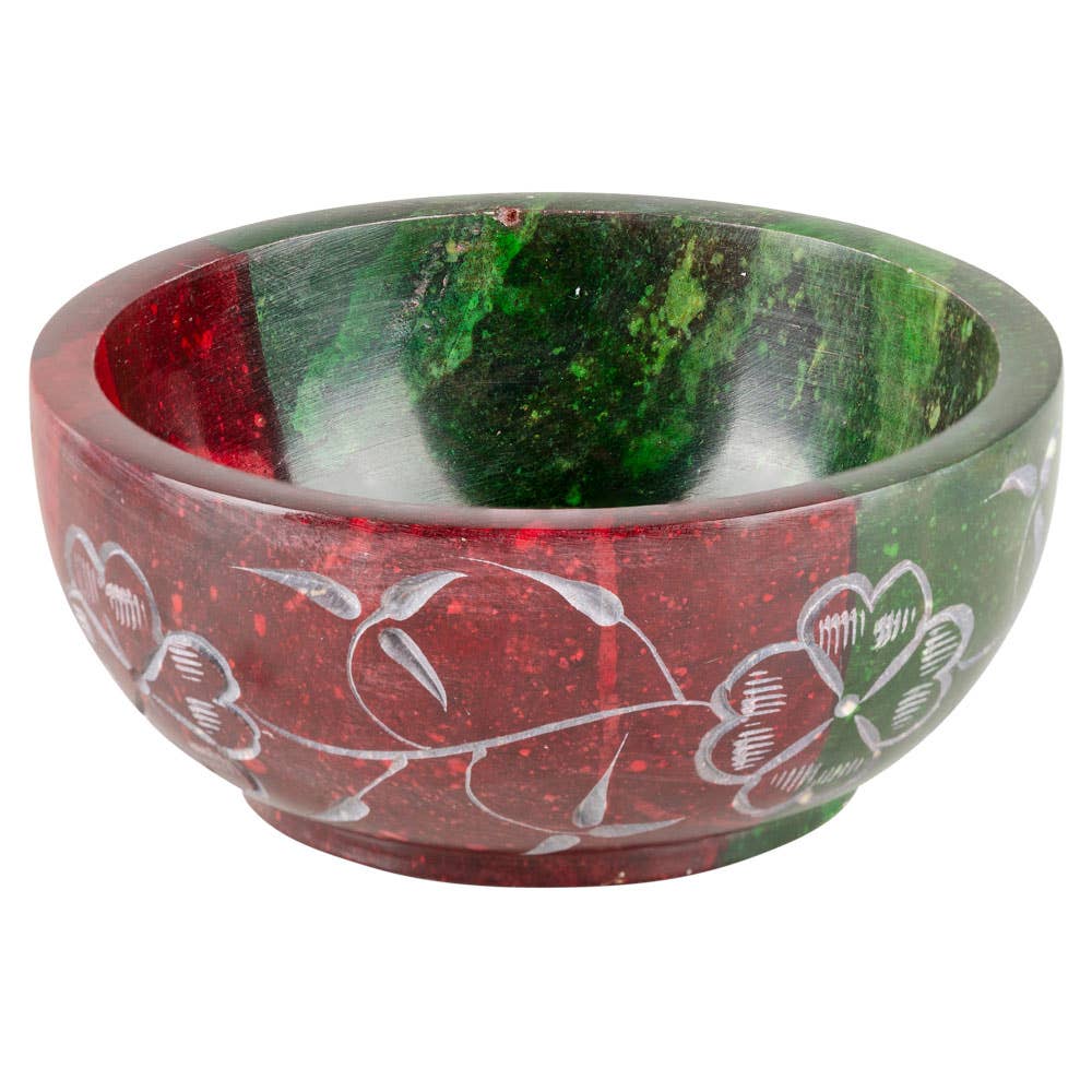 4" TREE OF LIFE SOAPSTONE BOWL