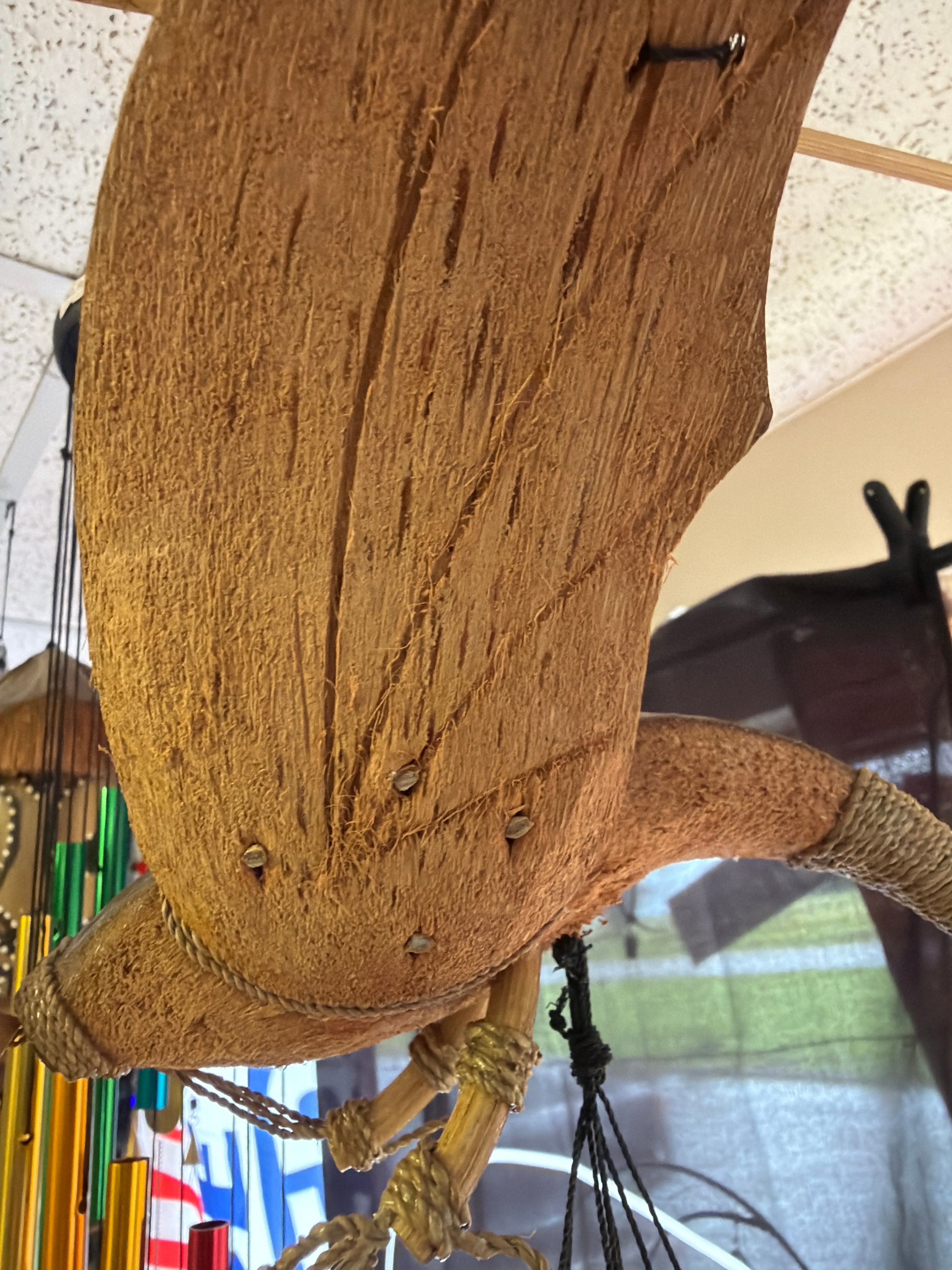 Bamboo Windchime Animated Dragon