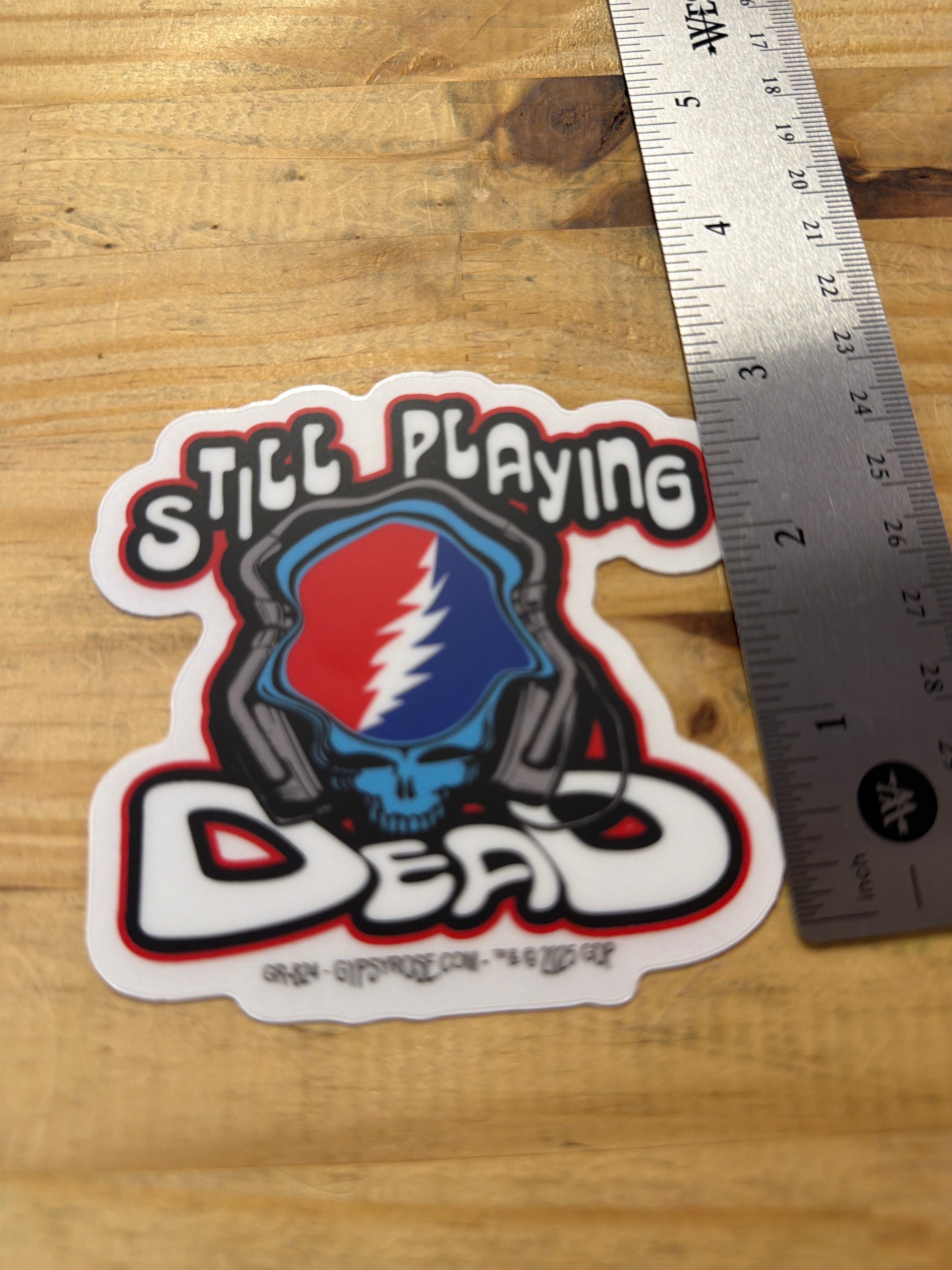 Steel Your Face Still Playing Dead Sticker
