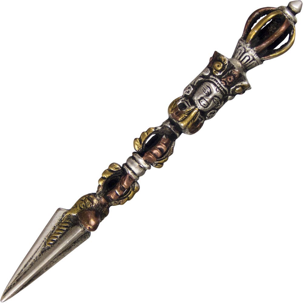 Ritual Tool 6-Inch Phurba Brass And Copper