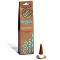 Nag Champa 15g Organic Jumbo Incense Cones & Incense Burner