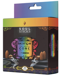 Soul Sticks 7 Chakras Backflow Incense Cones