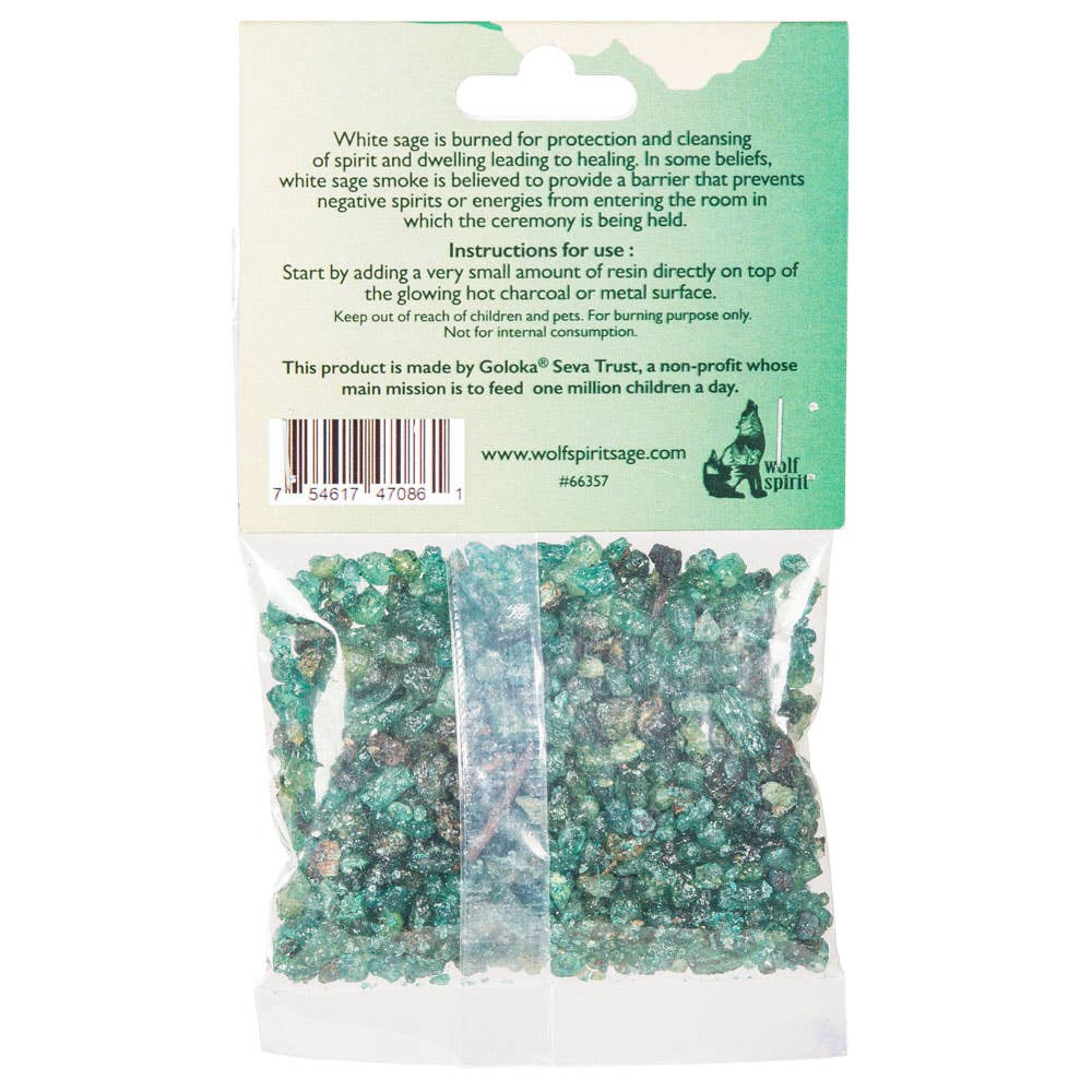 WHITE SAGE RESIN INCENSE