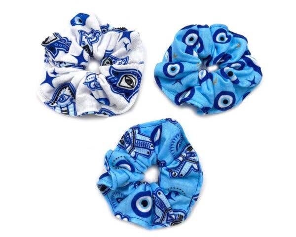 Evil Eye Scrunchie