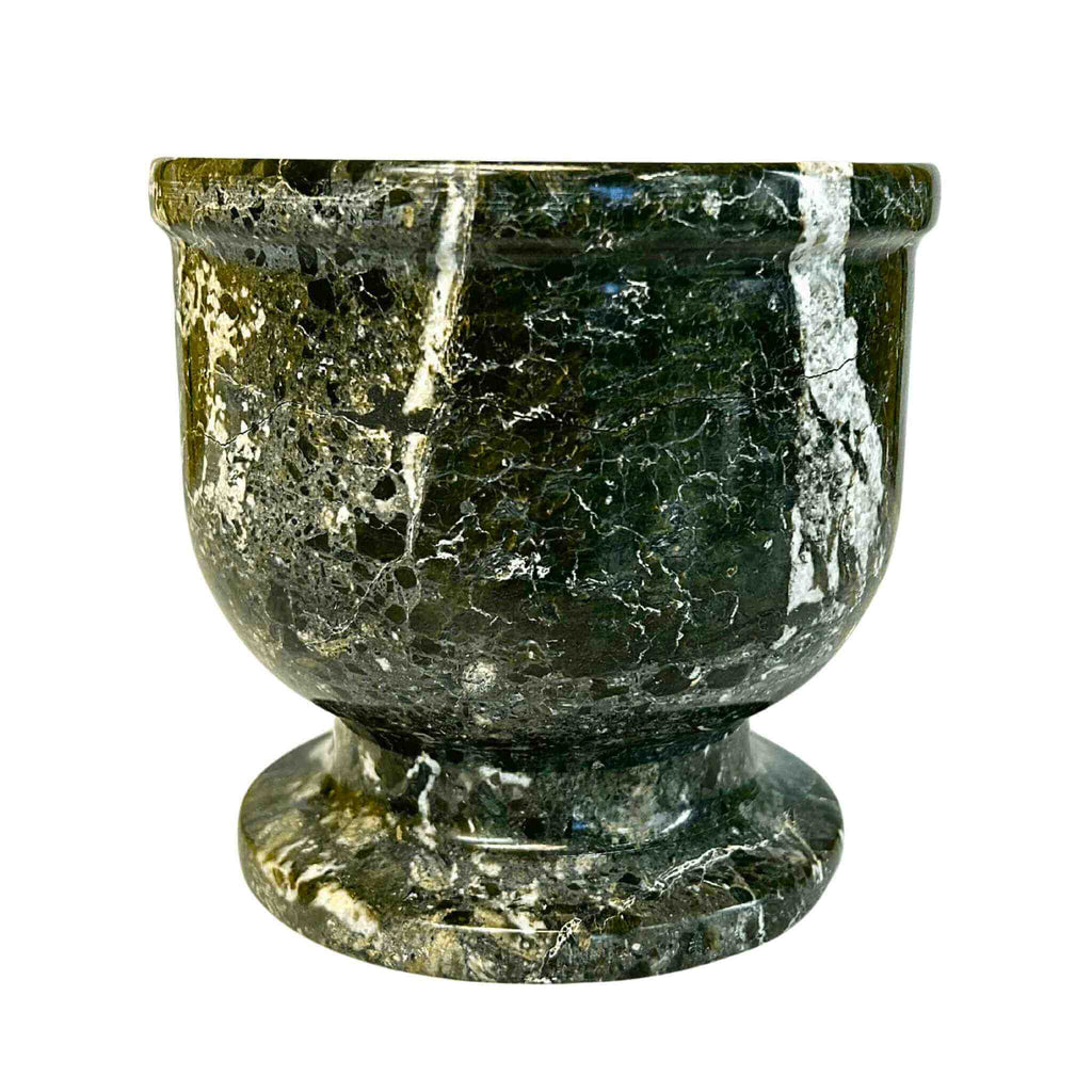 Black Zebra Mortar and Pestle.