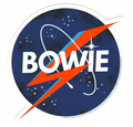 David Bowie Nasa Bolt Sticker