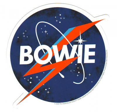 David Bowie Nasa Bolt Sticker