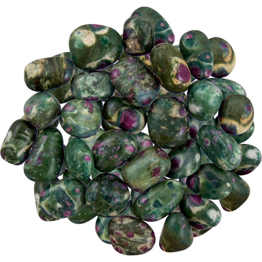 Tumbled Stones Ruby Fuchsite (1lb)