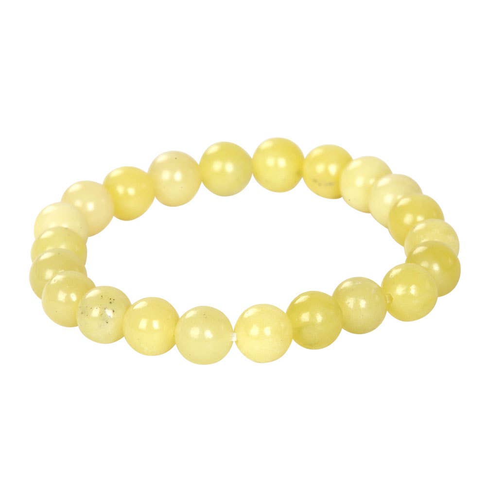 8mm Crystal Gemstone Energy Bead Stretch Bracelets