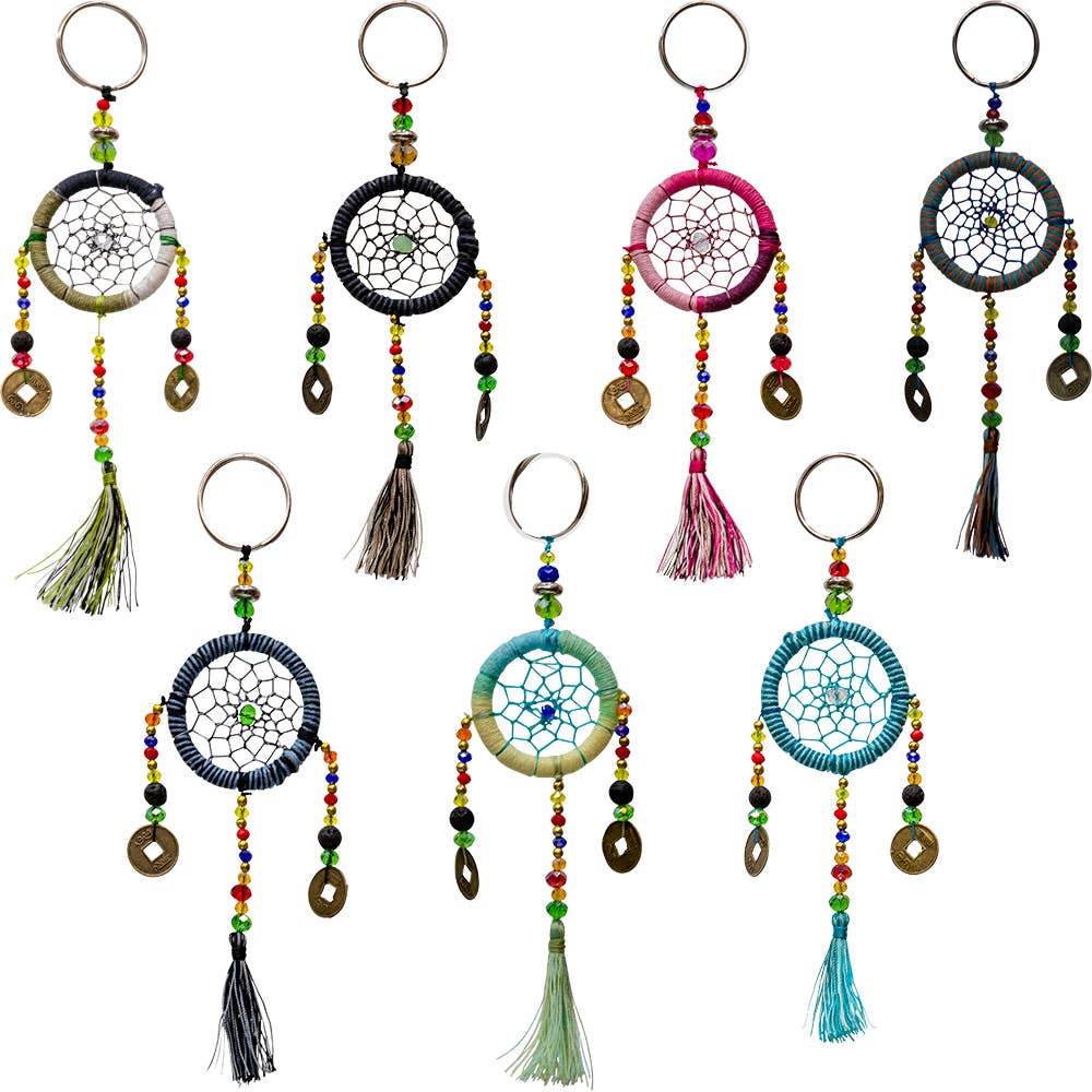 Dreamcatcher Key Ring - Lucky Charms Coins Asst'd (Each)