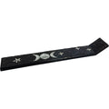 Wood Incense Holder Glass Mosaic 13.5in - Triple Moon
