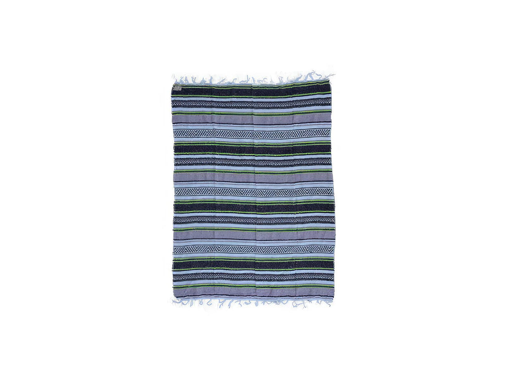 Striped Mexican Falsa Blanket