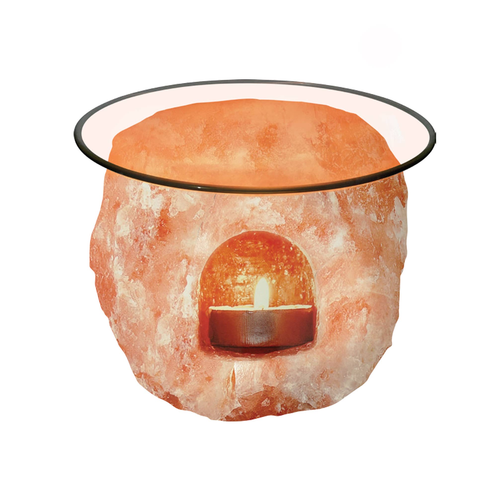 Salt Tea Light Aromatherapy Diffuser