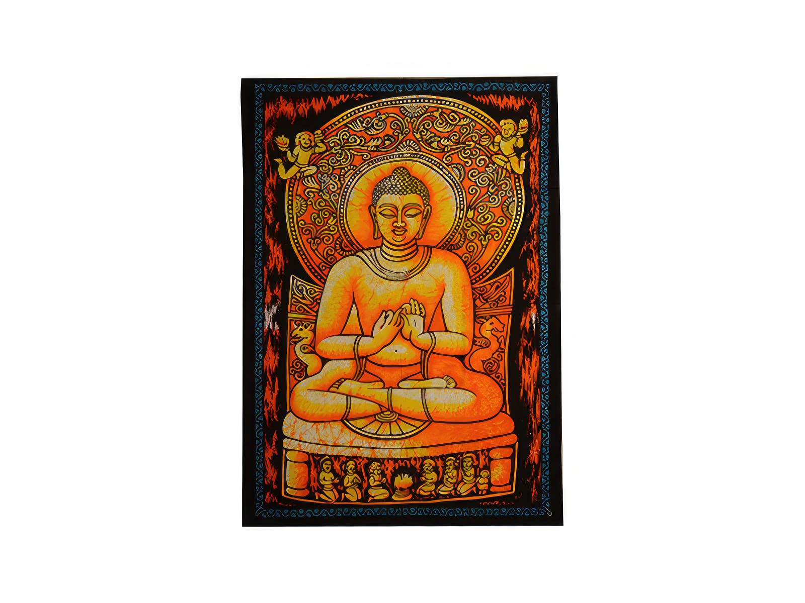 Buddha Batik Cotton Wall Hanging