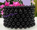 Natural Black Tourmaline 8mm 7.5” Crystal He