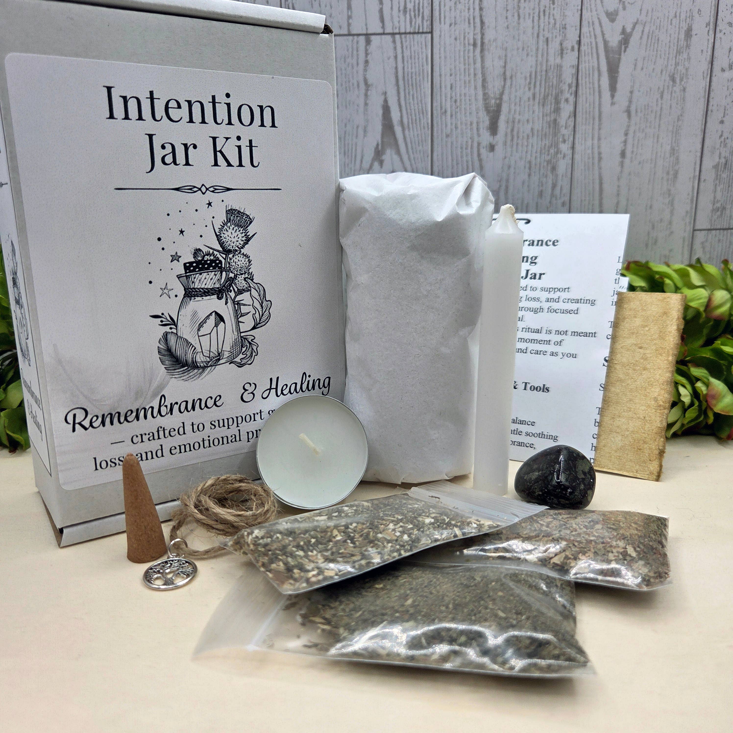 Remembrance & Healing Intention Jar Kit