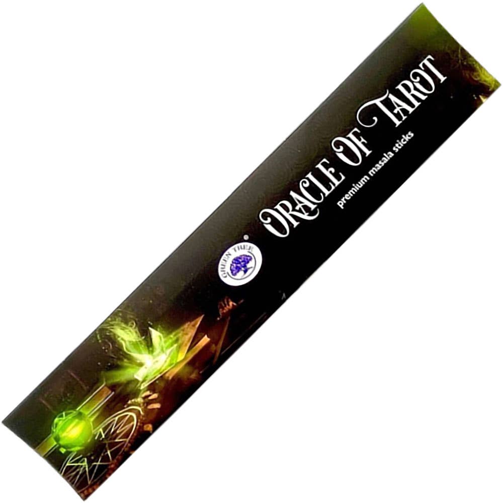 Green Tree Incense 15 Gr - Oracle of Tarot (Pack of 12)