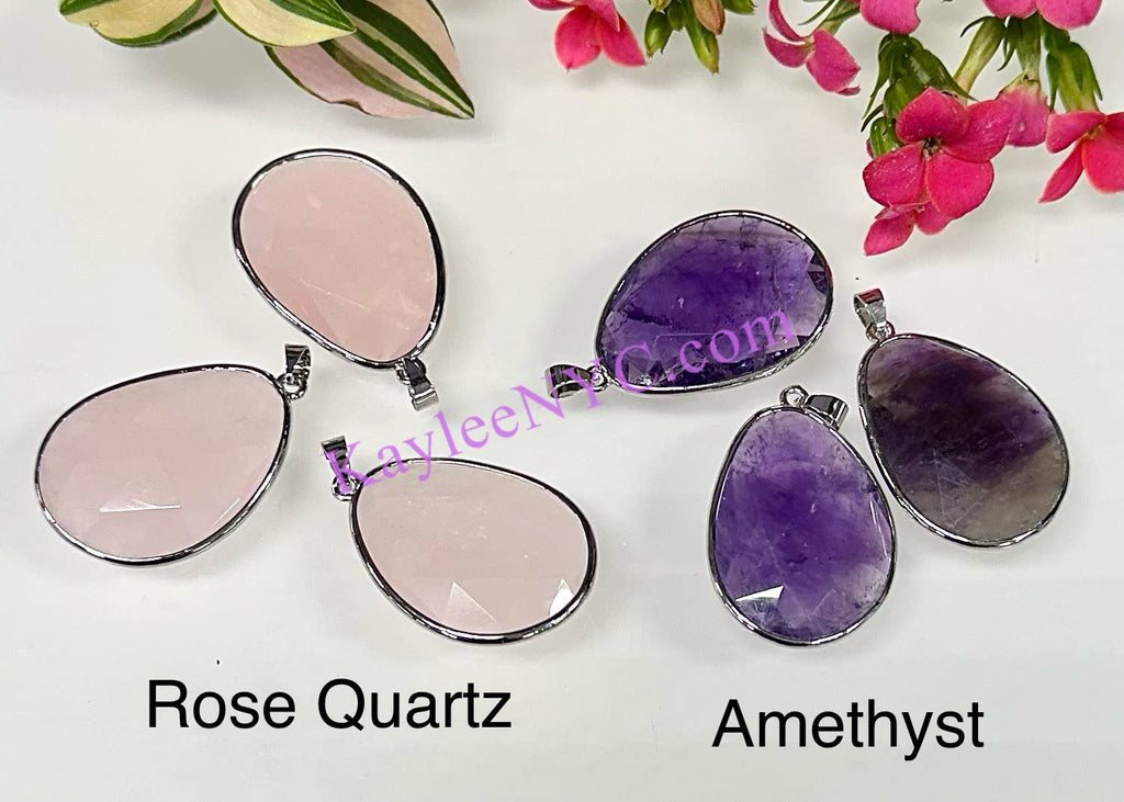 Natural Crystal Pendant Healing Energy