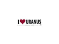 I Love Uranus Mini sticker