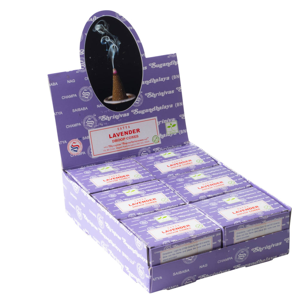 lavender dhoop cones