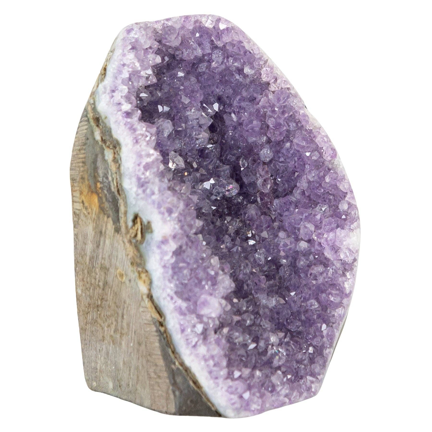 Amethyst Cut Base Geode Cluster.