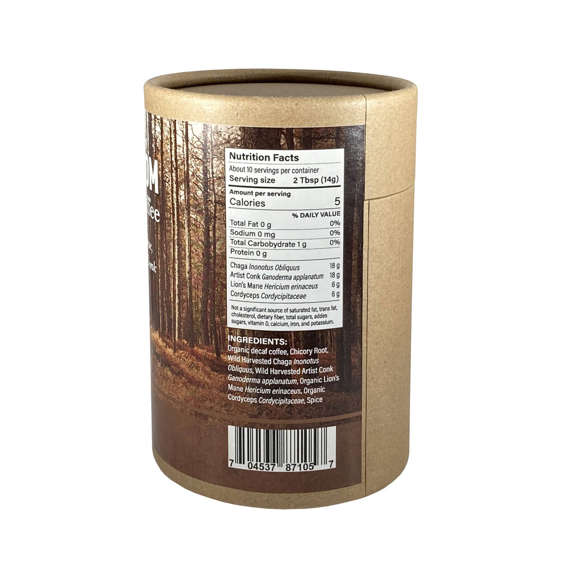 Mushroom Ground Coffee — Decaf