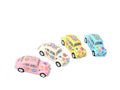 1960's Volkswagen Classical Beetle with Peace Decal Keychain