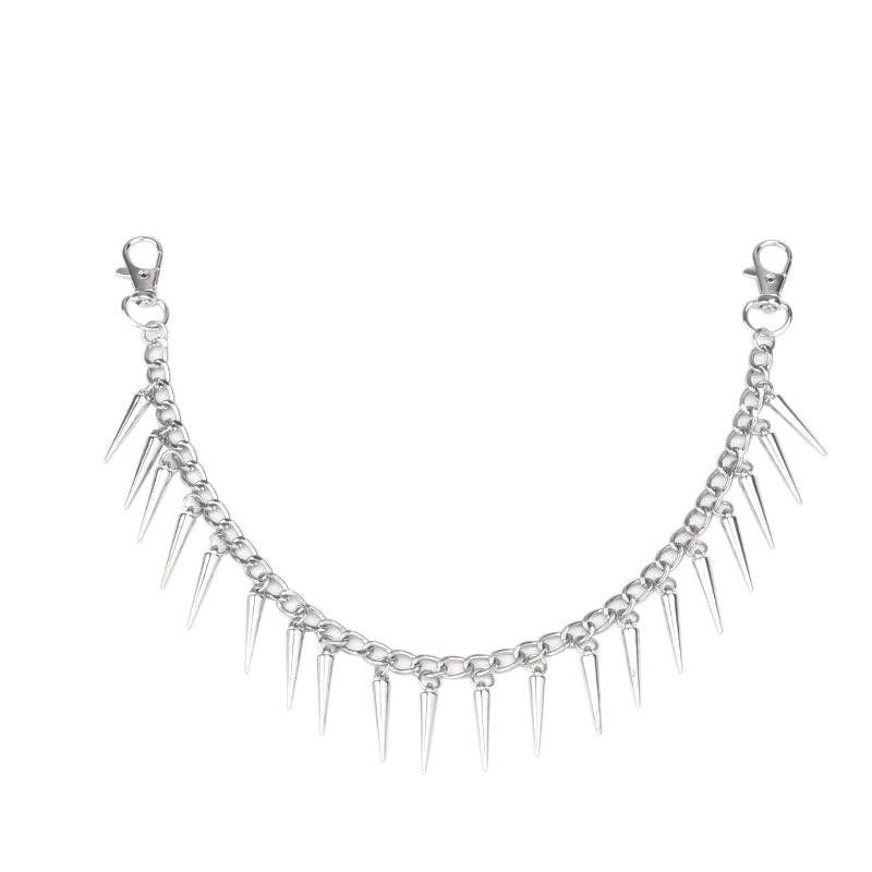 Trendy Crossbody Bag with Decorative Chains for Women