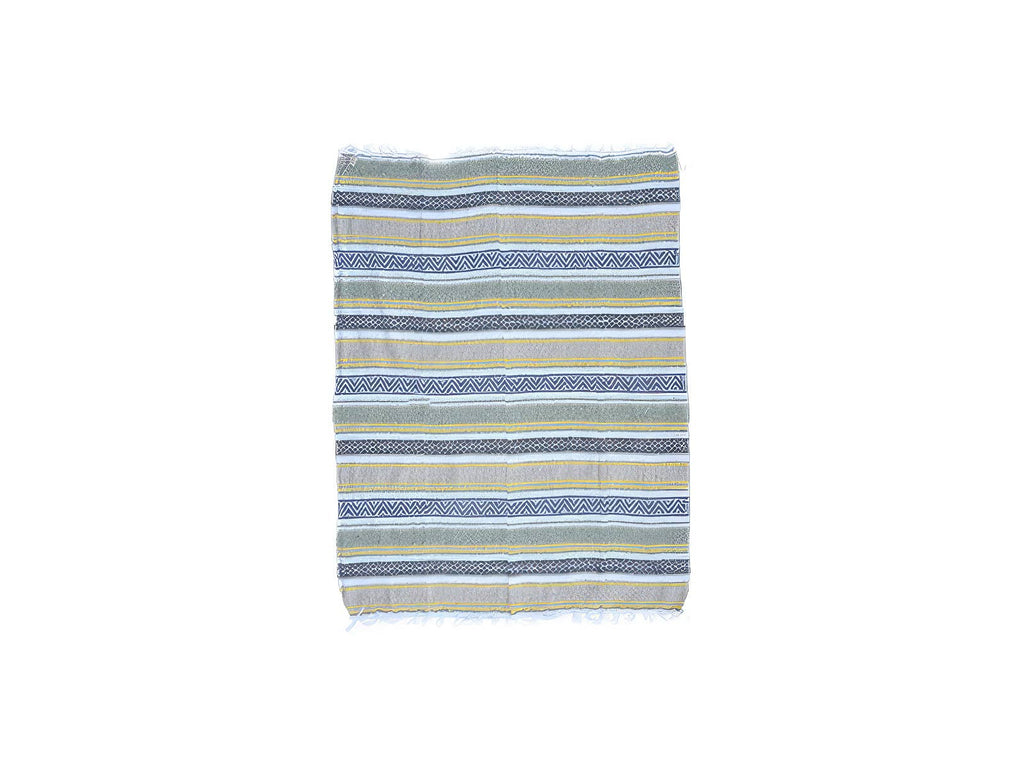 Striped Mexican Falsa Blanket