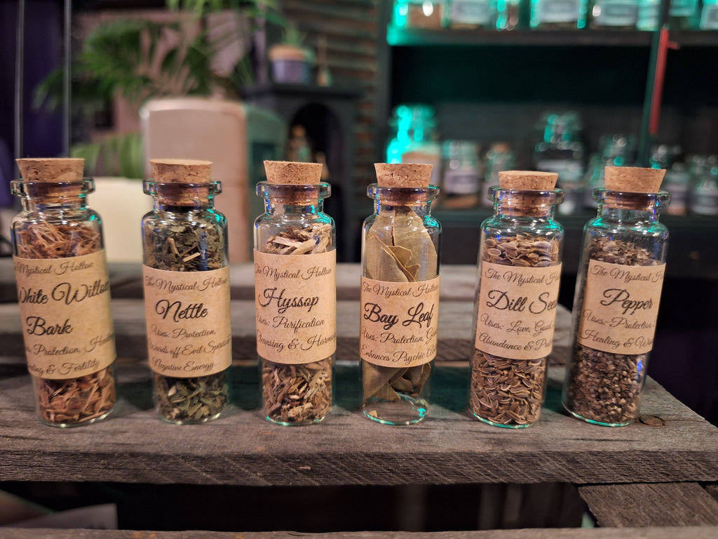 Herb Jars--Dried